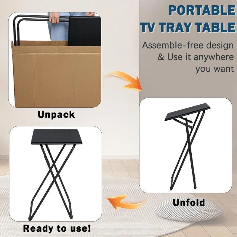 Set di 2 vassoi TV - 19,3P x 15,4L x 26A