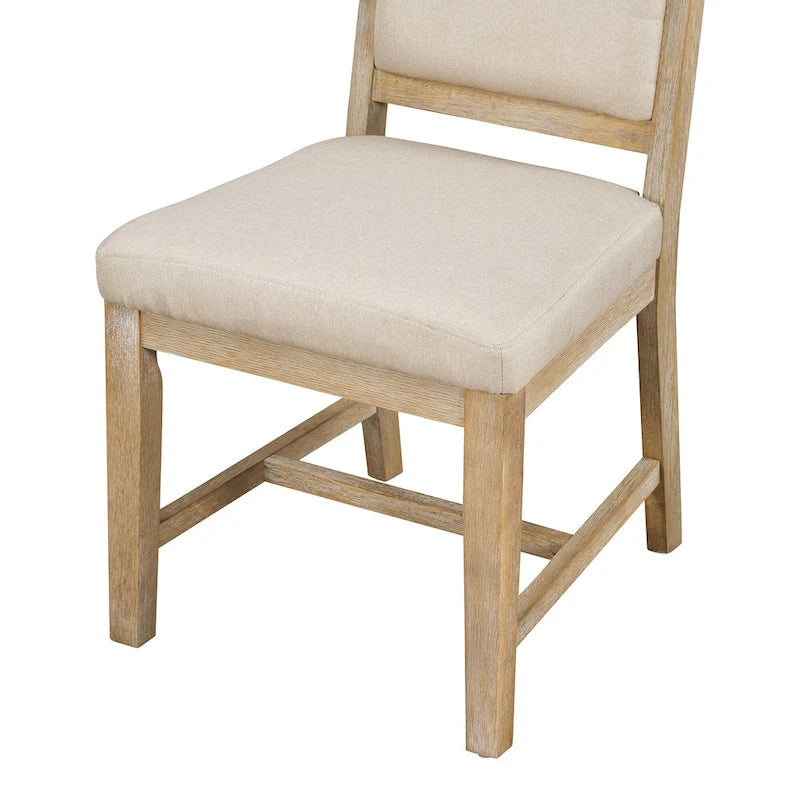 Set di 4 sedie da cucina curve con imbottitura e gambe in legno massello per sala da pranzo, cucina, soggiorno, camera da letto