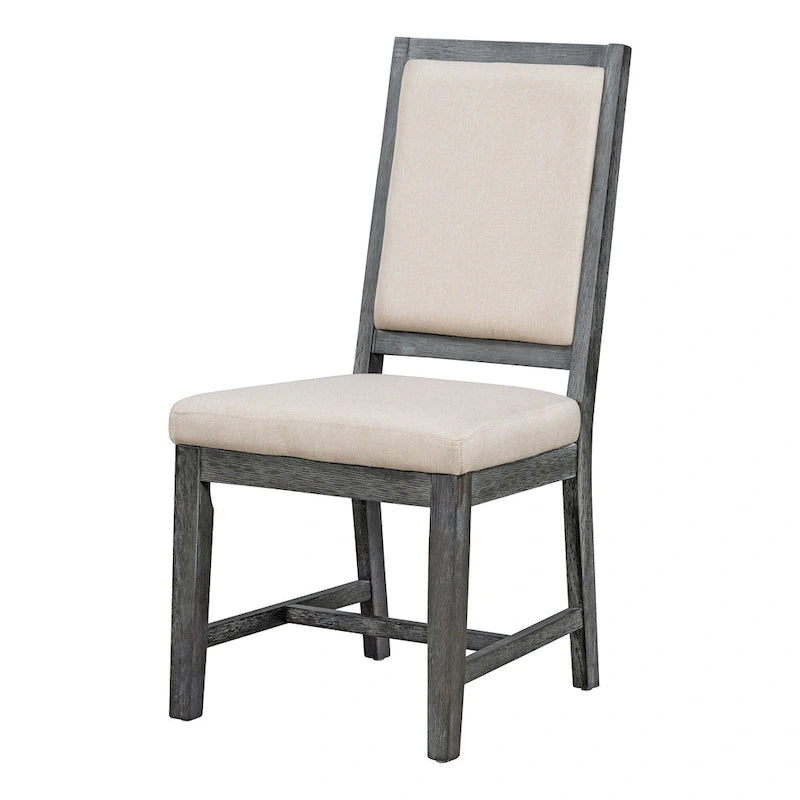 Set di 4 sedie da cucina curve con imbottitura e gambe in legno massello per sala da pranzo, cucina, soggiorno, camera da letto