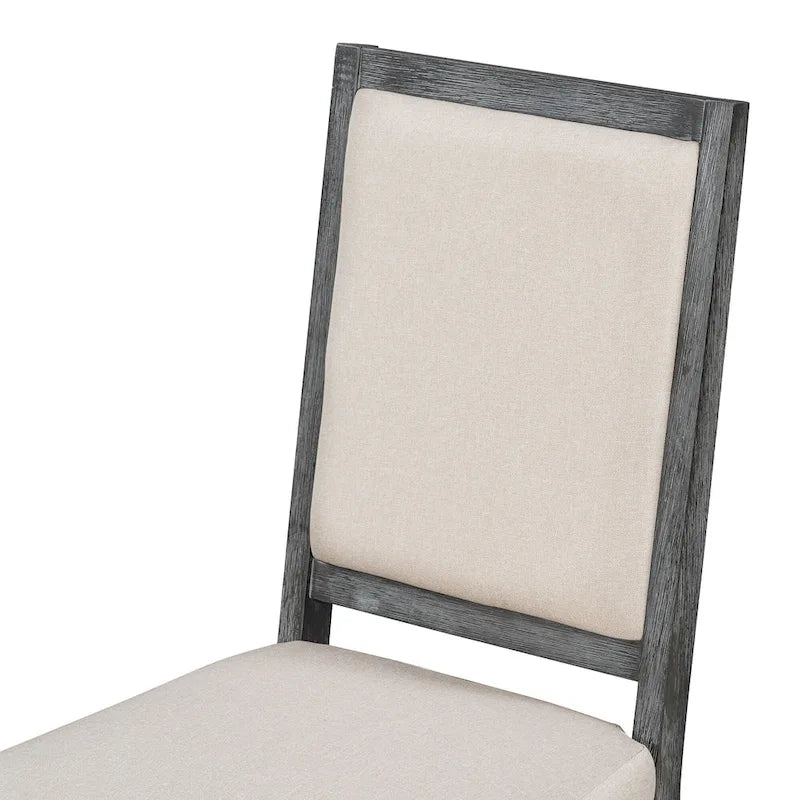Set di 4 sedie da cucina curve con imbottitura e gambe in legno massello per sala da pranzo, cucina, soggiorno, camera da letto