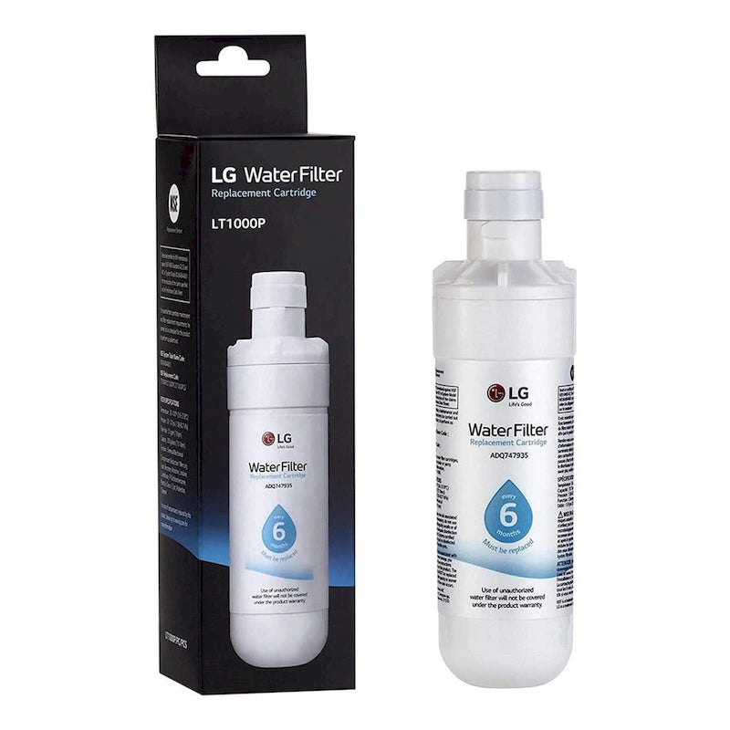 Filtro dell'acqua di ricambio per frigorifero LG 4Pack LT1000P ADQ747935