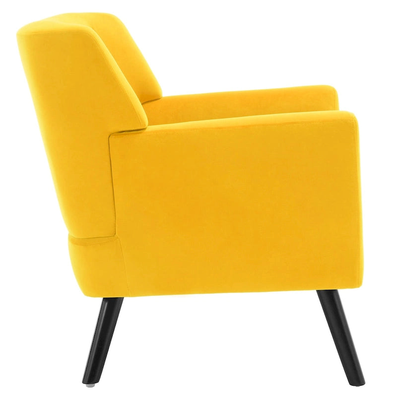Poltrona rivestita in velluto con bottoni, set da 2 - 30,71H x 28,35 L x 27,56P
