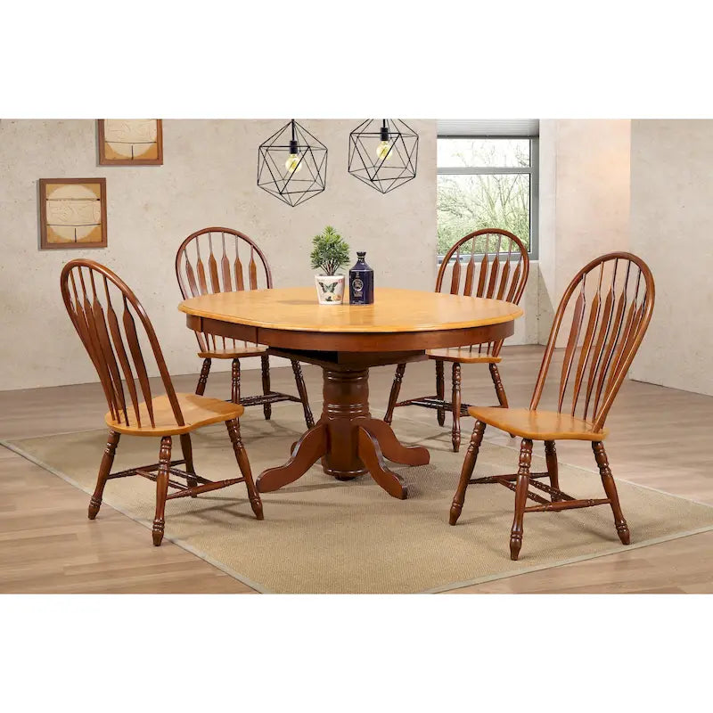 Sedie impilabili Oak Selections (Set di 2) - 22L x 20.5W x 41H