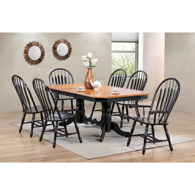Sedie impilabili Oak Selections (Set di 2) - 22L x 20.5W x 41H