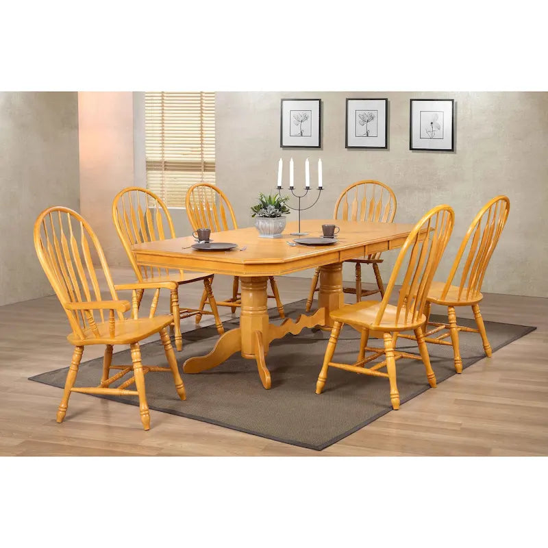 Sedie impilabili Oak Selections (Set di 2) - 22L x 20.5W x 41H