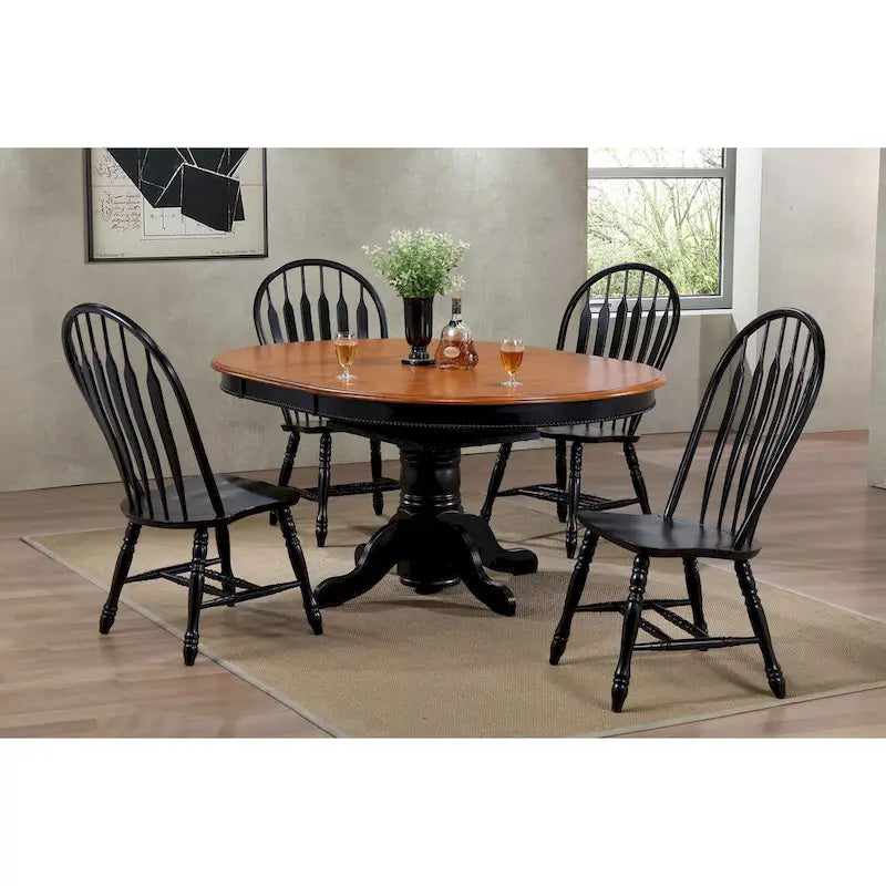Sedie impilabili Oak Selections (Set di 2) - 22L x 20.5W x 41H