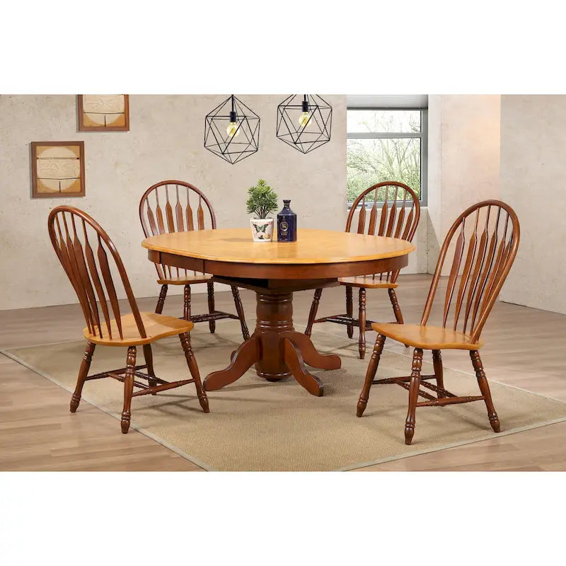 Sedie impilabili Oak Selections (Set di 2) - 22L x 20.5W x 41H