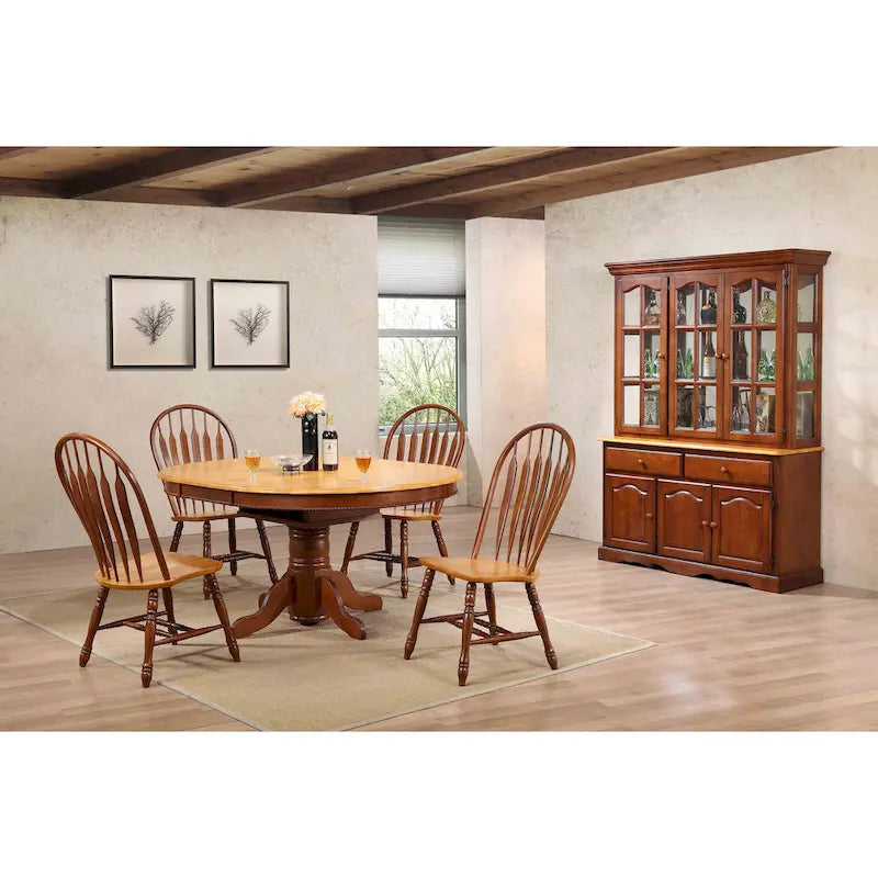 Sedie impilabili Oak Selections (Set di 2) - 22L x 20.5W x 41H