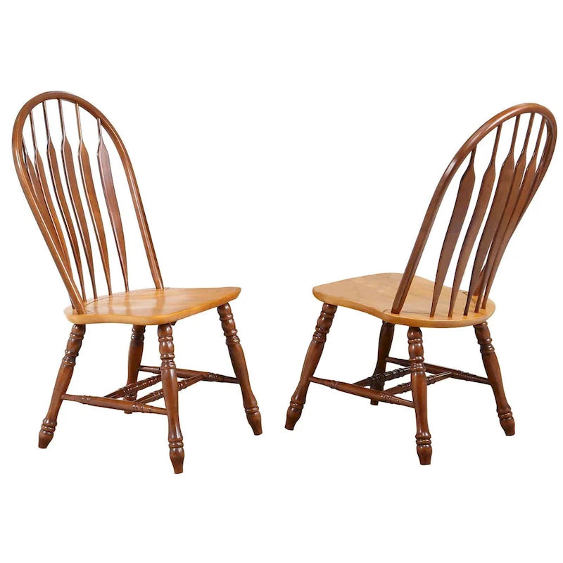 Sedie impilabili Oak Selections (Set di 2) - 22L x 20.5W x 41H