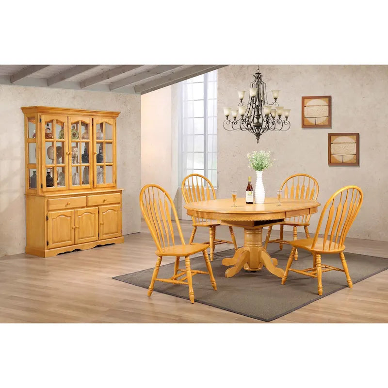 Sedie impilabili Oak Selections (Set di 2) - 22L x 20.5W x 41H