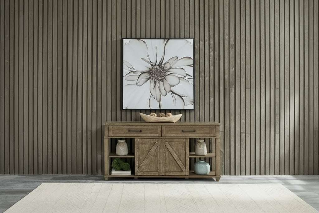Liberty Furniture Parkland Falls Weathered Taupe Sofa Table