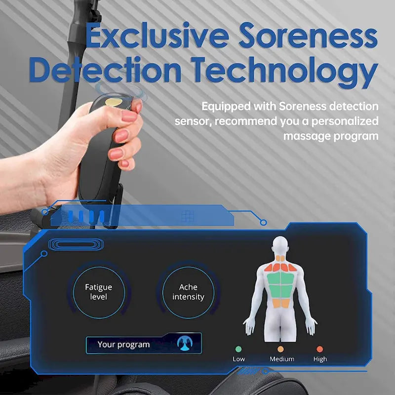 Poltrona massaggiante 4D PS6500 con AI Care, controllo vocale, ricarica wireless e binario SL super lungo