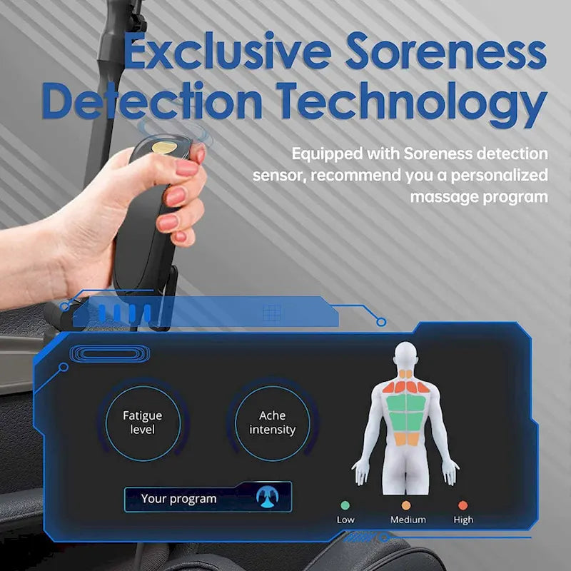 Poltrona massaggiante 4D PS6500 con AI Care, controllo vocale, ricarica wireless e binario SL super lungo