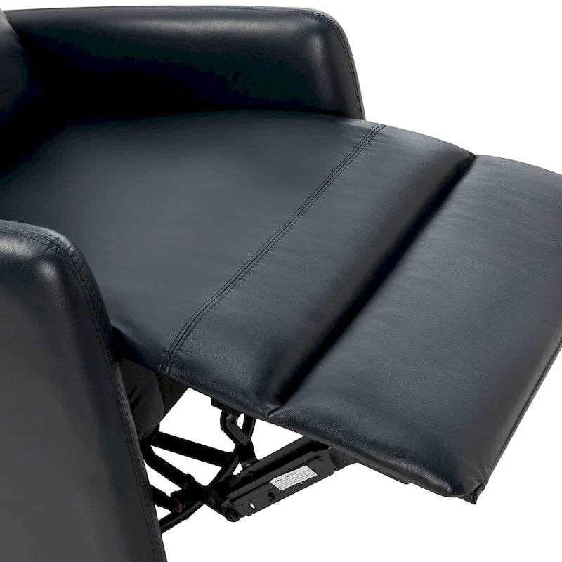 Poltrona reclinabile girevole manuale Lyle con base in metallo