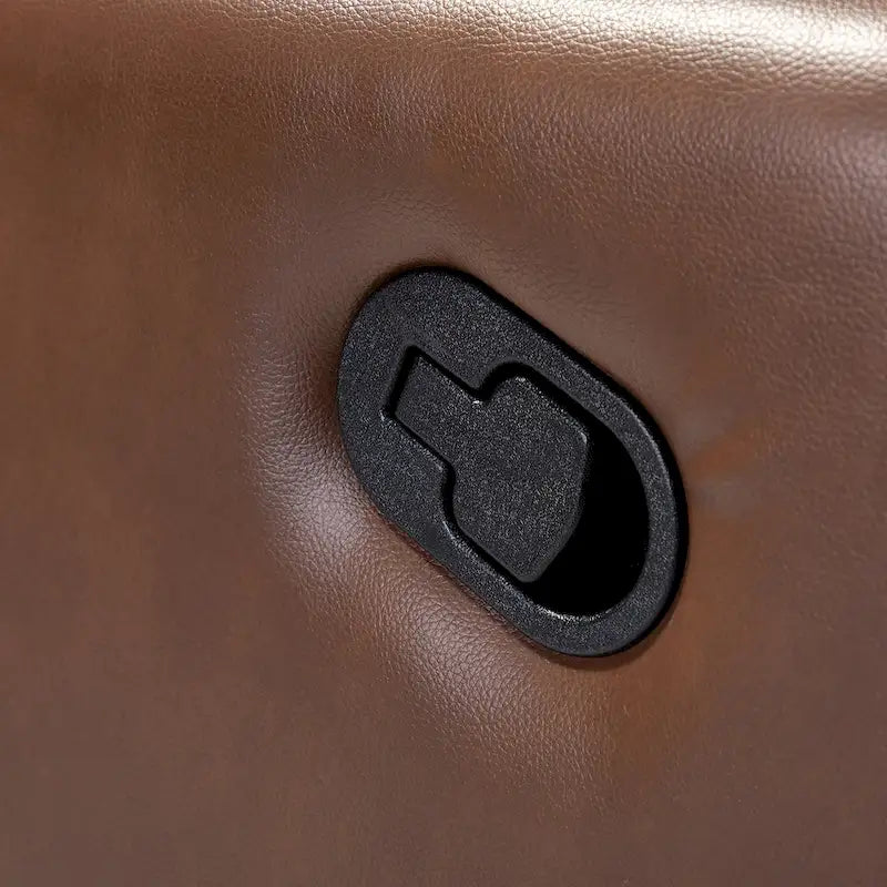 Poltrona reclinabile girevole manuale Lyle con base in metallo