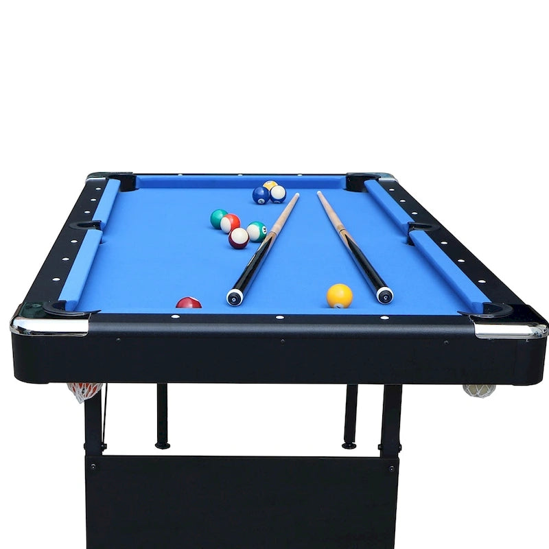65.7 Tavoli da Gioco Portatili 3-in-1, Biliardo, Ping Pong, Piano del Tavolo per la Casa - N/A
