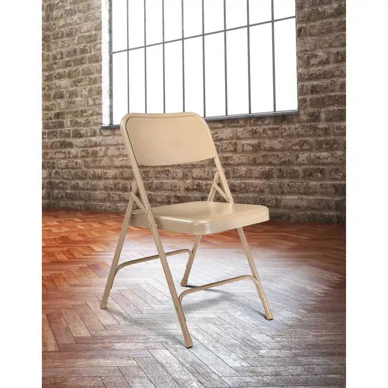 Confezione da 4 sedie pieghevoli premium in acciaio con schienale alto, disponibili in 5 colori