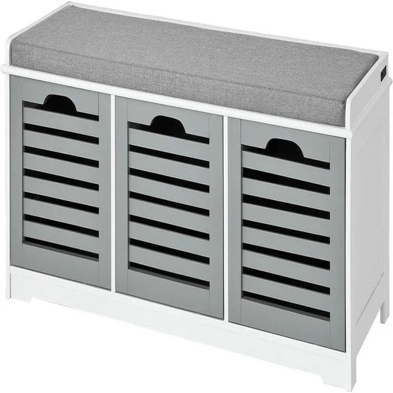 Panca Contenitore con 3 Cassetti - 13.78P x 41.34L x 16.93A