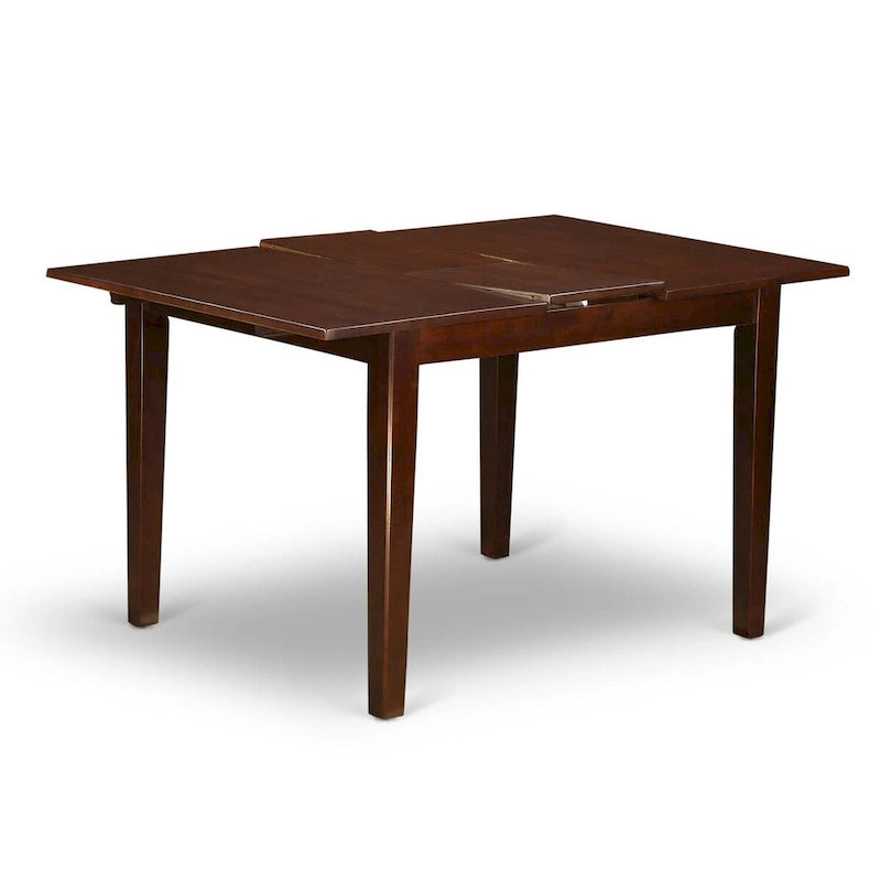 East West Furniture Set da Pranzo Composto da un Tavolo da Pranzo Rettangolare e Sedie da Sala da Pranzo (Opzioni Tipo Seduta Sedia)