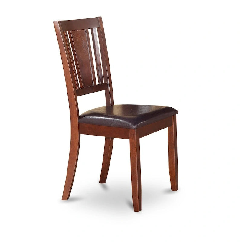 East West Furniture Set da Pranzo Composto da un Tavolo da Pranzo Rettangolare e Sedie da Sala da Pranzo (Opzioni Tipo Seduta Sedia)