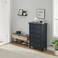 Retro style freestanding chest of drawers