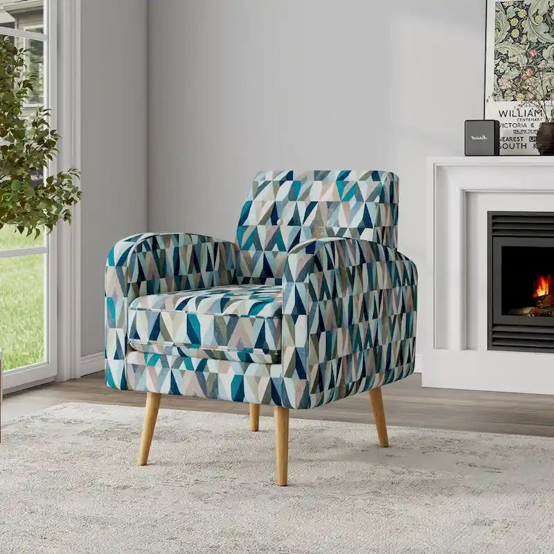 Poltrona Mindy Mid-Century Modern per piccoli spazi